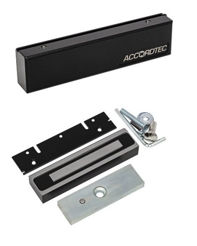 ML-200K-3 Premium Black с планкой. Замок электромагнитный. AccordTec в Екатеринбурге