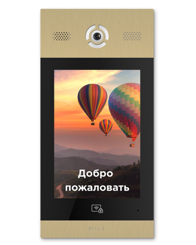 AA-14FB GOLD. Вызывная панель подъездного IP-домофона. BAS-IP в Екатеринбурге