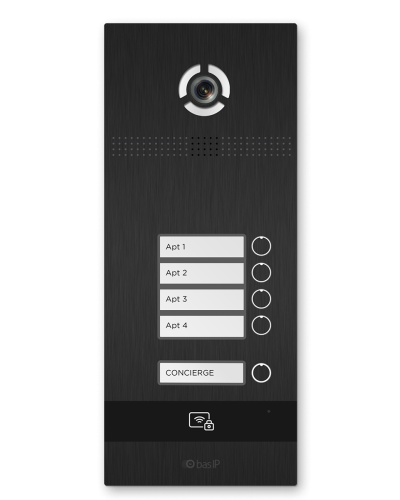 BI-04FB BLACK. Вызывная панель IP-домофона. BAS-IP в Екатеринбурге