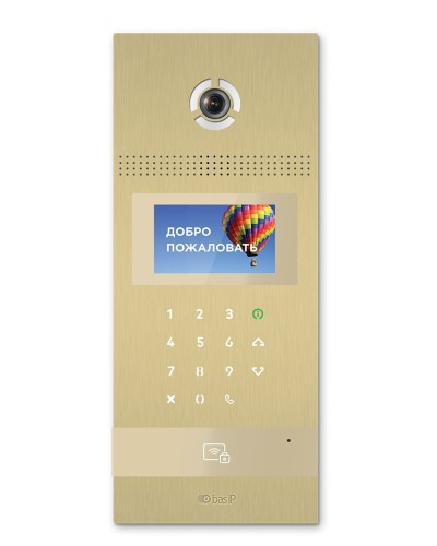 AA-12FB GOLD. Вызывная панель подъездного IP-домофона. BAS-IP в Екатеринбурге