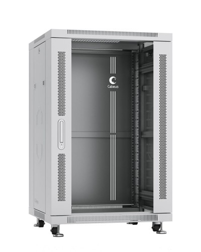 SH-05C-22U60/100 (7054c). Шкаф телекоммуникационный 19 напольный 22U. CABEUS в Екатеринбурге