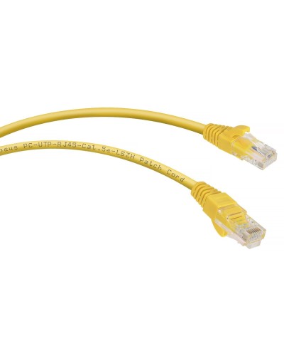 PC-UTP-RJ45-Cat.5e-2m-YL-LSZH (9499c), желтый. Патч-корд медный. CABEUS в Екатеринбурге