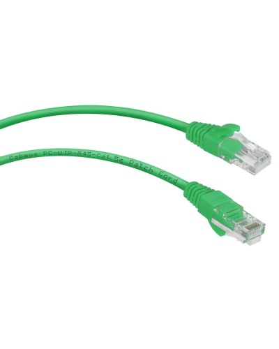 PC-UTP-RJ45-Cat.5e-5m-GN (7457c), зелёный. Патч-корд медный. CABEUS в Екатеринбурге