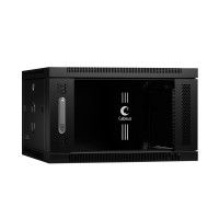 SH-05F-6U60/45-BK (8598c). Шкаф телекоммуникационный 19 настенный 6U. CABEUS