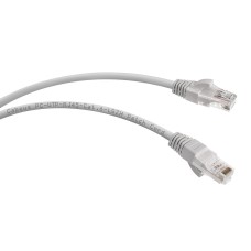 PC-UTP-RJ45-Cat.6-1m-LSZH (8877c), серый. Патч-корд медный. CABEUS