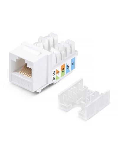 KJ-RJ45-Cat.5e-90-SW (10100c): Вставка Keystone Jack RJ-46 в Екатеринбурге