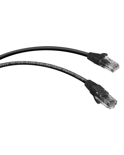 PC-UTP-RJ45-Cat.5e-5m-BK-LSZH (9541c), чёрный. Патч-корд медный. CABEUS в Екатеринбурге