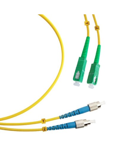 FOP(d)-9-SC/APC-FC/UPC-10m (8127c). Патч-корд оптический. CABEUS в Екатеринбурге
