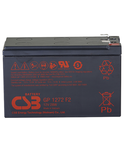 CSB GP 1272(28W) F2. Аккумулятор герметичный свинцово-кислотный. CSB в Екатеринбурге