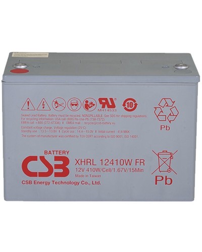 CSB XHRL 12410W FR. Аккумулятор герметичный свинцово-кислотный. CSB в Екатеринбурге