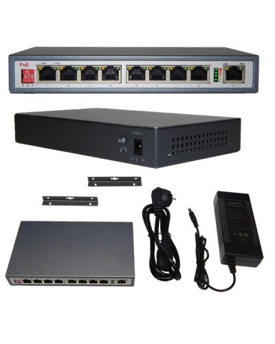 CO-SWP9C. Коммутатор 8-портовый  Gigabit Ethernet с PoE. ComOnyx в Екатеринбурге