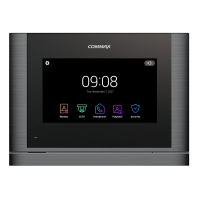 CDV-704MF/XL (темное серебро). Монитор видеодомофона цветной. Commax