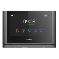 CDV-1024MA/VZ (светлое серебро) Black Smog. Монитор видеодомофона цветной. Commax