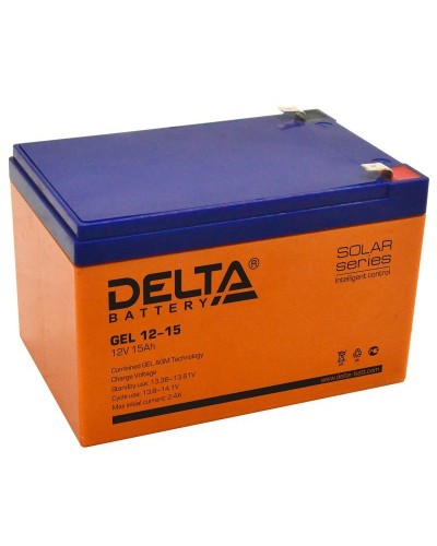 Delta GEL 12-15. Аккумулятор герметичный свинцово-кислотный. Delta в Екатеринбурге