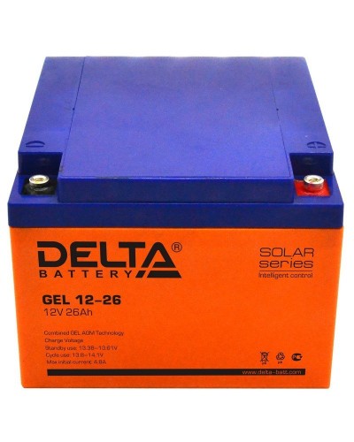 Delta GEL 12-26. Аккумулятор герметичный свинцово-кислотный. Delta в Екатеринбурге