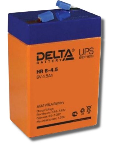 Delta HR 6-4.5. Аккумулятор герметичный свинцово-кислотный. Delta в Екатеринбурге