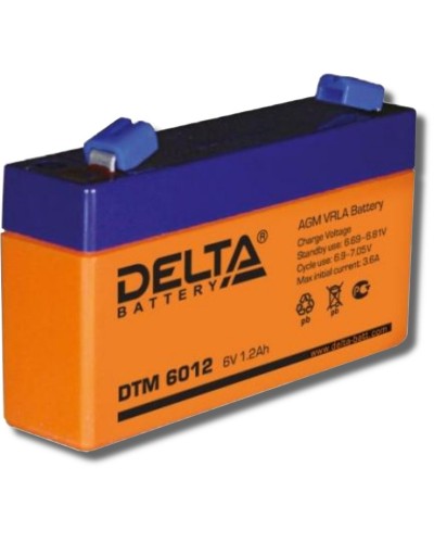 Delta DTM 6012. Аккумулятор герметичный свинцово-кислотный. Delta в Екатеринбурге