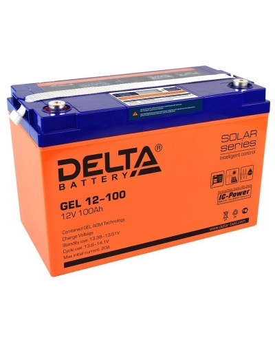 Delta GEL 12-100. Аккумулятор герметичный свинцово-кислотный. Delta в Екатеринбурге