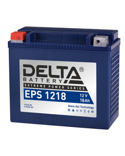 Delta EPS 1218. Аккумулятор герметичный свинцово-кислотный стартерный. Delta в Екатеринбурге