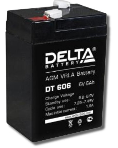 Delta DT 606. Аккумулятор герметичный свинцово-кислотный. Delta в Екатеринбурге