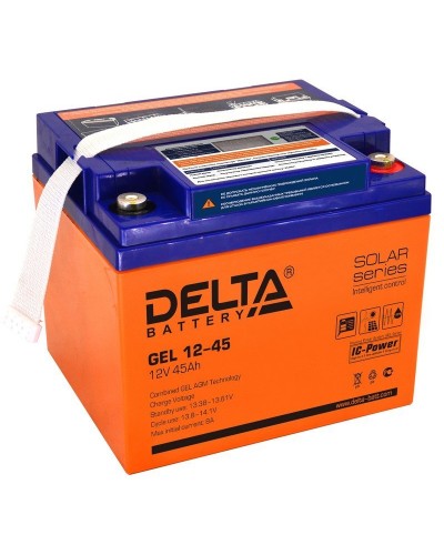 Delta GEL 12-45. Аккумулятор герметичный свинцово-кислотный. Delta в Екатеринбурге