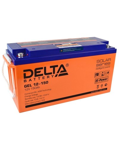 Delta GEL 12-150. Аккумулятор герметичный свинцово-кислотный. Delta в Екатеринбурге