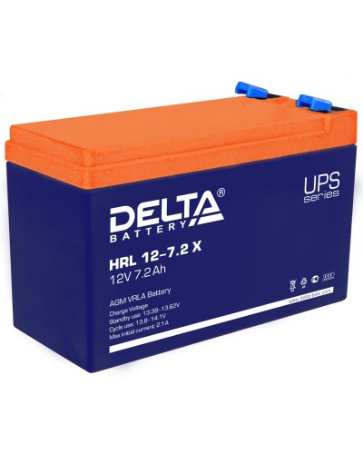 Delta HRL 12-7.2 X. Аккумулятор герметичный свинцово-кислотный. Delta в Екатеринбурге