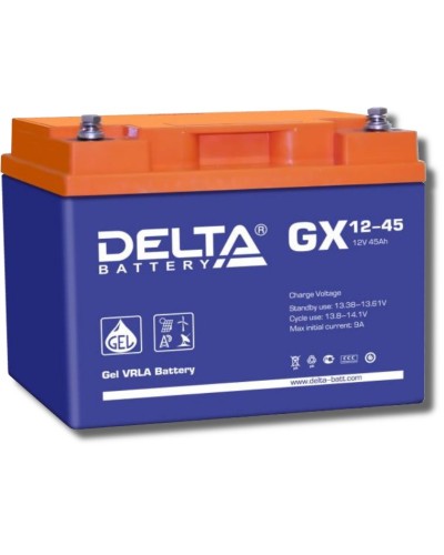 Delta GX 12-45. Аккумулятор герметичный свинцово-кислотный. Delta в Екатеринбурге