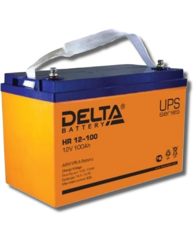 Delta HR 12-100. Аккумулятор герметичный свинцово-кислотный. Delta в Екатеринбурге