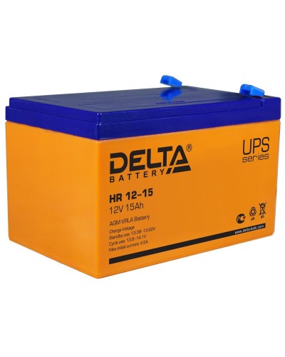 Delta HR 12-15. Аккумулятор герметичный свинцово-кислотный. Delta в Екатеринбурге