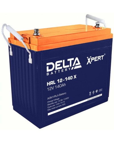 Delta HRL 12-140 X. Аккумулятор герметичный свинцово-кислотный. Delta в Екатеринбурге