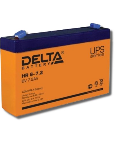 Delta HR 6-7.2. Аккумулятор герметичный свинцово-кислотный. Delta в Екатеринбурге