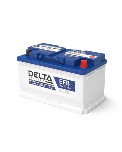 Delta START MASTER EFB 1285 (85 Ah). Аккумулятор автомобильный герметичный свинцово-кислотный. Delta в Екатеринбурге