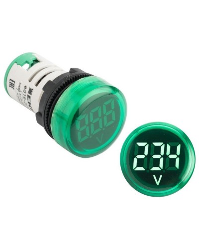ED16-22VD (ed16-22vd-g). Индикатор значения напряжения зеленый. EKF в Екатеринбурге