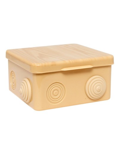 КМР-030-014 с крышкой (100х100х55) светлое дерево IP54 (plc-kmr-030-014-s). Коробка распределительная. EKF в Екатеринбурге