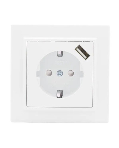 Минск Розетка 1-местная СП с/з 16А (ERR16-028-100-USB). Розетка 1-местная СП с/з 16А. EKF в Екатеринбурге