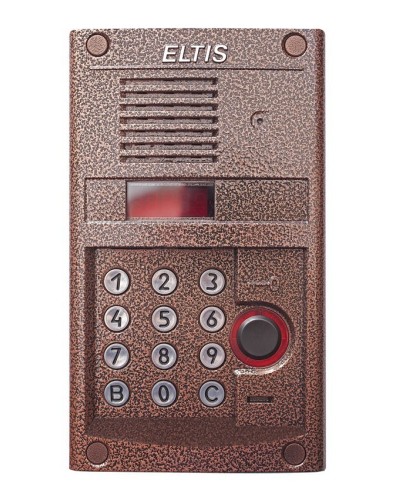 DP400-RD24 (медь). Блок вызова домофона. ELTIS в Екатеринбурге
