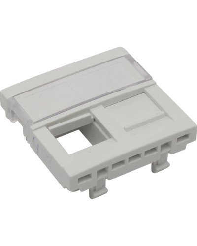 Вставка для 2-х модулей под RJ-45 кат.5e UTP, белая (45971 SBR): Вставка для 2-х модулей в Екатеринбурге