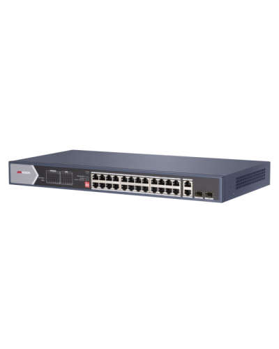 DS-3E0528HP-E. Коммутатор с питанием POE. Hikvision в Екатеринбурге