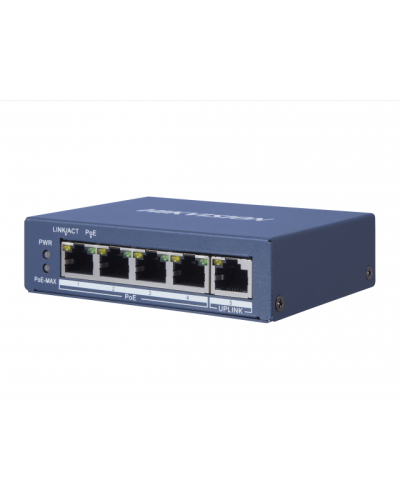 DS-3E0505P-E/M. Коммутатор с питанием POE. Hikvision в Екатеринбурге