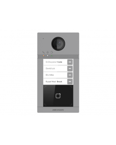DS-KV8413-WME1(C)/Flush. Вызывная панель IP-домофона. Hikvision в Екатеринбурге