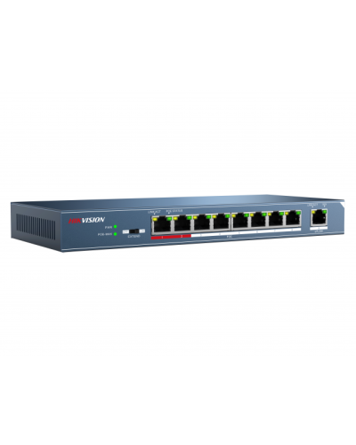 DS-3E0109P-E/M(B). Коммутатор с питанием POE. Hikvision в Екатеринбурге