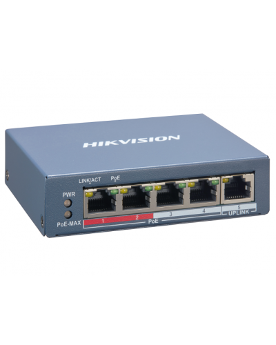 DS-3E1105P-EI. Коммутатор с POE. Hikvision в Екатеринбурге