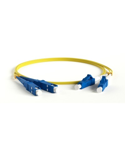 FC-D2-9-LC/UR-SC/UR-H-15M-LSZH-YL. Патч-корд волоконно-оптический одномодовый. Hyperline в Екатеринбурге
