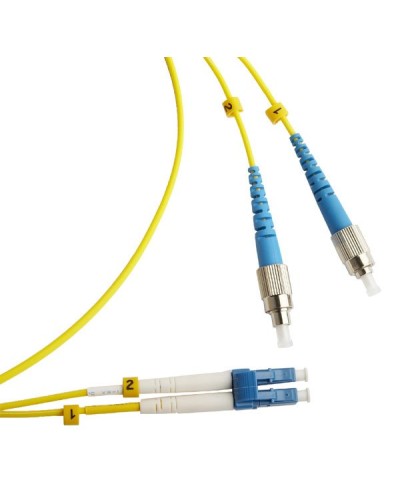 FC-D2-9-FC/UR-LC/UR-H-1M-LSZH-YL. Патч-корд волоконно-оптический FC/UPC-LC/UPC. Hyperline в Екатеринбурге