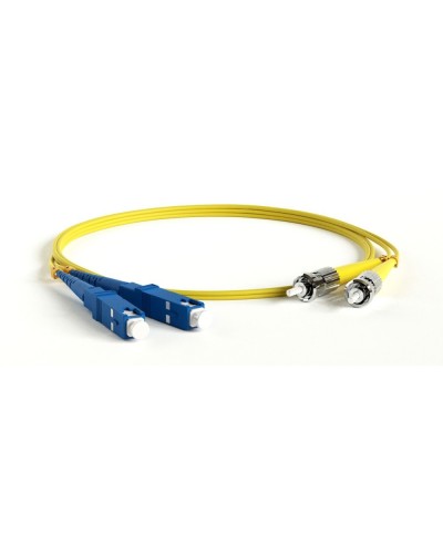 FC-D2-9A1-SC/UR-ST/UR-H-1M-LSZH-WH. Патч-корд волоконно-оптический ST-SC. Hyperline в Екатеринбурге
