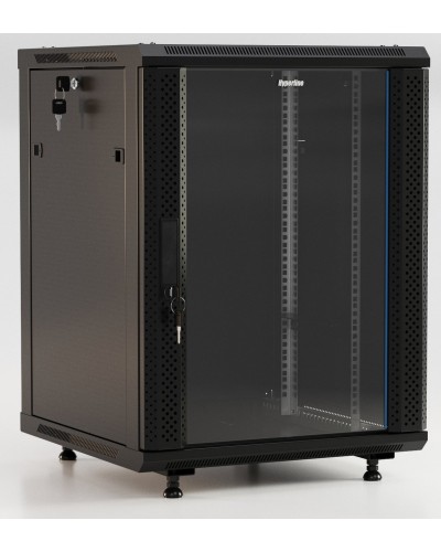 TWB-FC-1545-GP-RAL9004. Шкаф телекоммуникационный 19 настенный 15U. Hyperline в Екатеринбурге