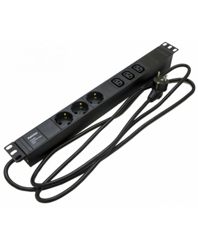 SHE19-3SH-3IEC-2.5EU. Блок розеток 19. Hyperline в Екатеринбурге