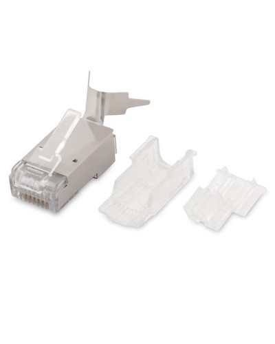 PLUG-8P8C-UV-C6A-SH-50 (50 шт). Разъем RJ-45. Hyperline в Екатеринбурге