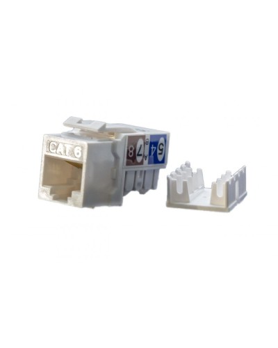 KJ9-8P8C-C6-90-WH. Вставка Keystone Jack RJ-45. Hyperline в Екатеринбурге